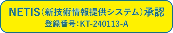NETIS(新技術情報提供システム)承認